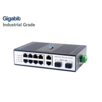 Gigabit Industrial Switch 10 Port Uplink 2 Port (SFP)