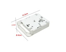 กล่องพักสายไฟเบอร์ออฟติก 1 Core Indoor (มีฝาปิด)