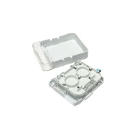 กล่องพักสายไฟเบอร์ออฟติก 2 Core Indoor (มีฝาปิด)