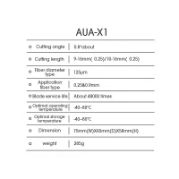 แท่นตัดสายไฟเบอร์ออฟติก Fiber Cleaver รุ่น AUA-X1