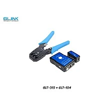 GLINK คีมย้ำหัวแลน GLT-315 + เครื่องมือทดสอบ GLT-104