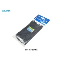 GLINK เคเบิ้ลไทร์ 8 นิ้ว สีดำ รุ่น GCT-03 BLACK [100 เส้น]