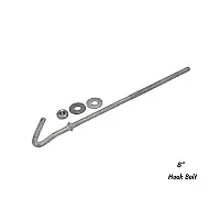 ฮุกโบลท์ (hook Bolt) ขนาด 3/8″ ความยาว 8 นิ้ว