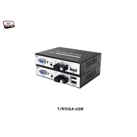 VGA To FIBER Extender 1080p + USB + Audio 20KM