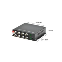 Fiber Optic Video Converter 8 Channel 1080p