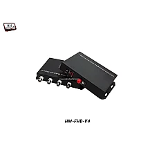 Fiber Optic Video Converter 4 Channel 1080p