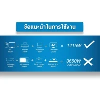 ปลั๊กไฟ 6 ช่อง GLINK รุ่น GLS-206 สายไฟ 5 เมตร