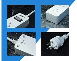 ปลั๊กไฟ 6 ช่อง GLINK รุ่น GLS-206 สายไฟ 3 เมตร